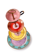 Multi-colored Porcelain High Tea Set | Pols Potten Grandpa | Dutchfurniture.com