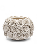 Floral White Ceramic Vase | Rivièra Maison Rose | Dutchfurniture.com