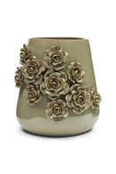 Floral White Ceramic Vase | Rivièra Maison Rose | Dutchfurniture.com