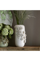 Floral White Ceramic Vase | Rivièra Maison Rose | Dutchfurniture.com