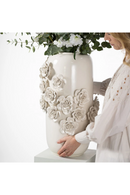 Floral White Ceramic Vase | Rivièra Maison Rose | Dutchfurniture.com