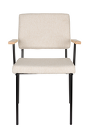 Gray Upholstered Dining Armchairs (2) | Zuiver Fellow | Dutchfurniture.com