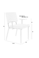 Gray Upholstered Dining Armchairs (2) | Zuiver Fellow | Dutchfurniture.com