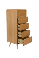 Wooden 4-Drawer Cabinet | Zuiver Rise | Dutchfurniture.com