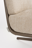 Cream Leather Swivel Lounge Chair | Zuiver Benjamin | Dutchfurniture.com