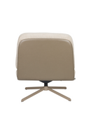 Cream Leather Swivel Lounge Chair | Zuiver Benjamin | Dutchfurniture.com