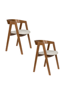 Solid Ash Dining Chairs (2) | Zuiver Mads | Dutchfurniture.com
