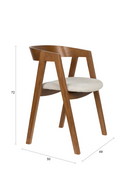 Solid Ash Dining Chairs (2) | Zuiver Mads | Dutchfurniture.com