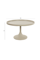 Round Pedestal Coffee Table | Zuiver Jason | Dutchfurniture.com
