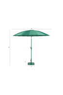 Stainless Steel Parasol Set | Zuiver Sunbrella Sunshine | Dutchfurniture.com