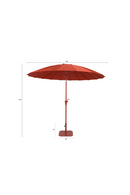 Stainless Steel Parasol Set | Zuiver Sunbrella Sunshine | Dutchfurniture.com
