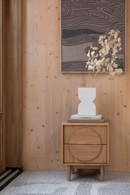 Oak Bedside Table | Zuiver Groove | Dutchfurniture.com