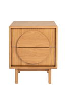 Oak Bedside Table | Zuiver Groove | Dutchfurniture.com