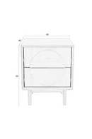 Oak Bedside Table | Zuiver Groove | Dutchfurniture.com