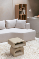 Beige Resin Side Table | Zuiver Eddy | Dutchfurniture.com