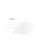 Modern Right Modular Sofa | Zuiver Prosper  | Dutchfurniture.com
