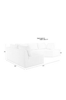 Modern Right Modular Sofa | Zuiver Prosper  | Dutchfurniture.com