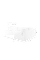 Modern Right Modular Sofa | Zuiver Prosper  | Dutchfurniture.com