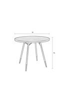 Ash Wood Dining Table | DF Denise | Dutchfurniture.com