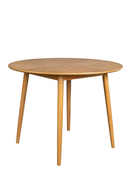 Round Natural Wood Dining Table | DF Fabio | Dutchfurniture.com