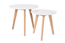White Nesting End Tables | DF Bodine | Dutchfurniture.com