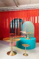 Gold Round Dining Table | Bold Monkey Hypnotising | DutchFurniture.com