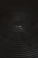 Black Round Pedestal Side Table | Bold Monkey Hypnotising | DutchFurniture.com