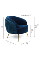 Curved Orange Lounge Chair | Bold Monkey So Curvy | DutchFurniture.com
