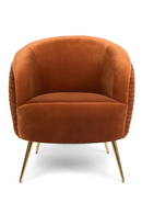 Curved Orange Lounge Chair | Bold Monkey So Curvy | DutchFurniture.com