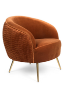 Curved Orange Lounge Chair | Bold Monkey So Curvy | DutchFurniture.com