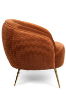 Curved Orange Lounge Chair | Bold Monkey So Curvy | DutchFurniture.com