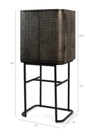 Crocodile Skin Bar Cabinet | Bold Monkey Ava Morgana | Dutchfurniture.com
