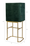 Snake Skin Bar Cabinet | Bold Monkey Ava Morgana | Dutchfurniture.com