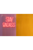 LED red neon sign | Bold Monkey Badass Non Social | DutchFurniture.com