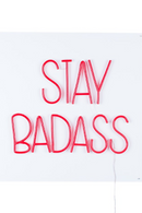 LED red neon sign | Bold Monkey Badass Non Social | DutchFurniture.com