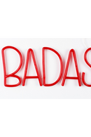 LED red neon sign | Bold Monkey Badass Non Social | DutchFurniture.com