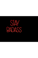 LED red neon sign | Bold Monkey Badass Non Social | DutchFurniture.com