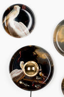 Bird Print Wall Lamps (4) | Bold Monkey No Food Here Birds | DutchFurniture.com