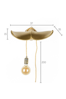 Gold Accent Wall Lamp | Bold Monkey The Tail Will Follow | Dutchfurniture.com