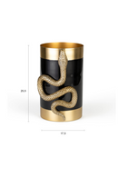 Aluminum Cylindrical Modern Vase M | Bold Monkey Never Hurt A Snake | Dutchfurniture.com