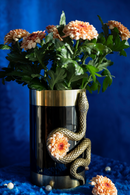 Aluminum Cylindrical Modern Vase M | Bold Monkey Never Hurt A Snake | Dutchfurniture.com
