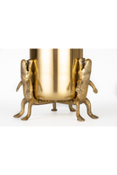 Gold Lacquered Vase | Bold Monkey Surrounded by Crocodiles | Dutchfurniture.com