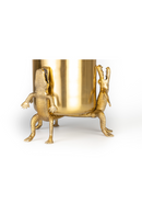 Gold Lacquered Vase | Bold Monkey Surrounded by Crocodiles | Dutchfurniture.com