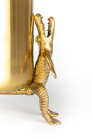 Gold Lacquered Vase | Bold Monkey Surrounded by Crocodiles | Dutchfurniture.com