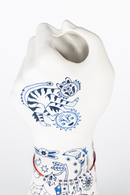 Handpainted Ceramic Fist Vase | Bold Monkey Liberty Matters | Dutchfurniture.com