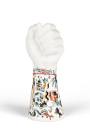 Handpainted Ceramic Fist Vase | Bold Monkey Liberty Matters | Dutchfurniture.com