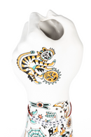 Handpainted Ceramic Fist Vase | Bold Monkey Liberty Matters | Dutchfurniture.com
