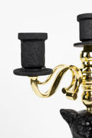 Art Deco Candle Holder | Bold Monkey Proudly Crowned Panther | Dutchfurniture.com