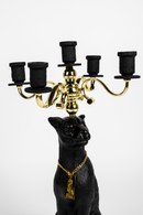 Art Deco Candle Holder | Bold Monkey Proudly Crowned Panther | Dutchfurniture.com