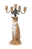 Art Deco Candle Holder | Bold Monkey Proudly Crowned Panther | Dutchfurniture.com